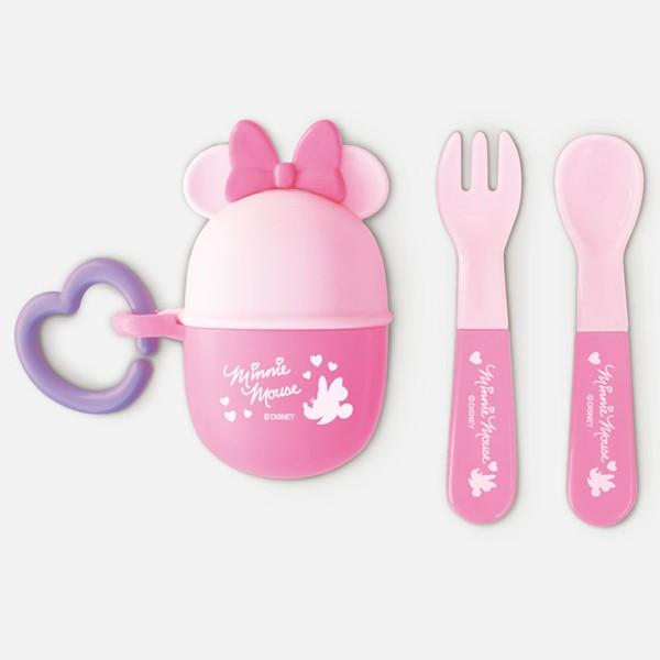 カリメロ　当時物　スプーン　フォーク　ケース　ピンク　50年前？昭和　未開封です Disney（ディズニー） スプーン フォーク ケース付き 折りたたみ
