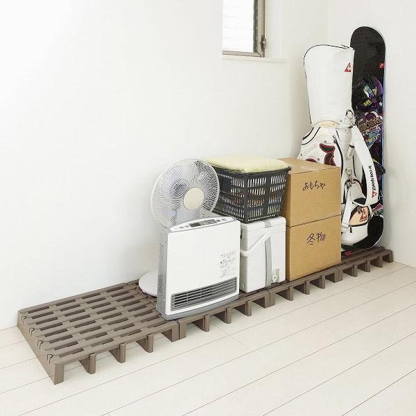 布団収納用プラスチックパレット 2枚×8セット 押し入れすのこ クリーンパレット 連結タイプ 2台入り 幅38.3×奥行75.3