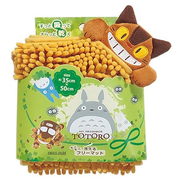 バスマット にこにこネコバス となりのトトロ フリーマット キャラクター トトロ バス用品 インテリアパレットヤフー店 通販 Yahoo ショッピング