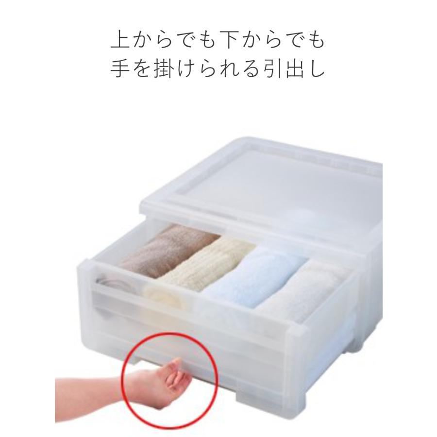 収納ケース カバゾコ 幅30×奥行40×高さ22cm プラスチック 引き出し （ 収納ボックス 収納 衣装ケース おもちゃ箱 衣類ケース クローゼット収納 ）｜interior-palette｜15