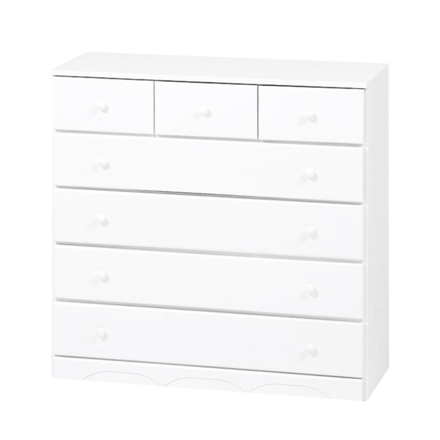 チェスト 5段 洋タンス 桐製 シンプルチェスト 幅87cm （ 衣類収納