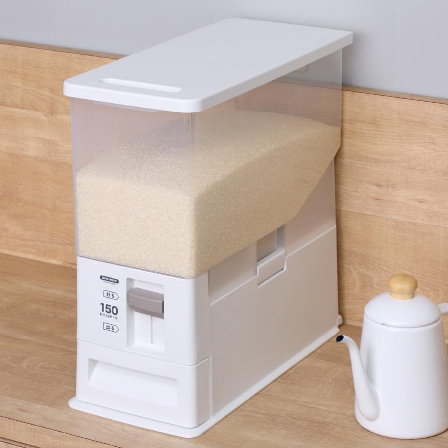 アスベル（ASVEL） 米びつ 計量米びつ 10kg用 12kg （ 1合計量 10kg