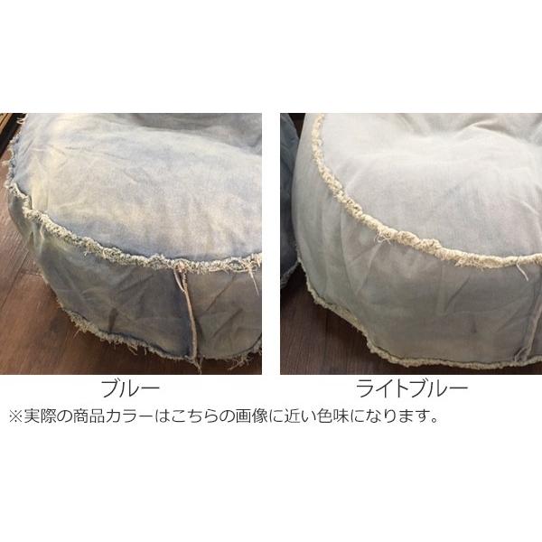 ビーズクッション クッション デニム チェアービーズクッション