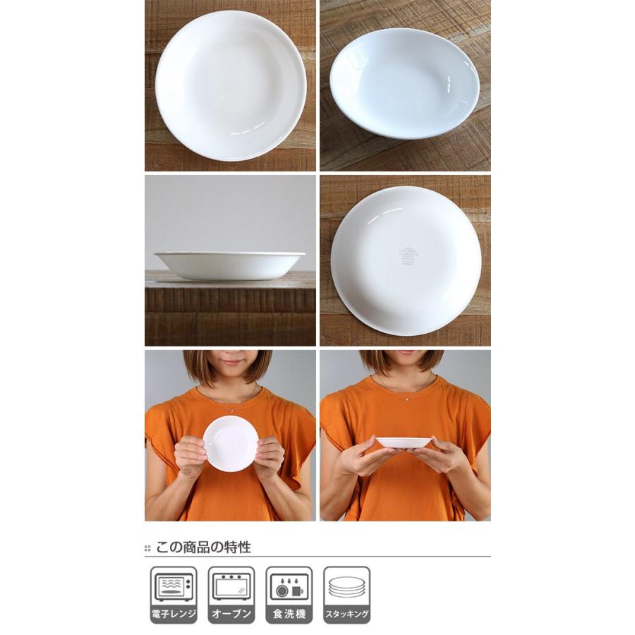 プレート 12cm コレール CORELLE 白 食器 皿 グリーンブリーズ （ 食洗機対応 ホワイト 電子レンジ対応 お皿 オーブン対応 白い ）｜interior-palette｜03