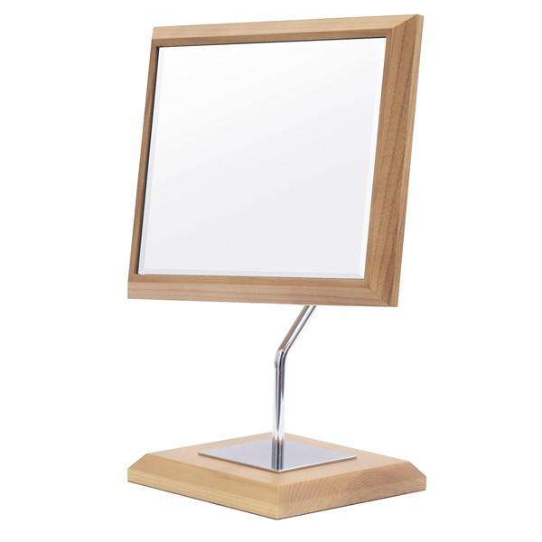 鏡 卓上ミラー 回転式 （ スタンドミラー 鏡台 ミラー ） : インテリア