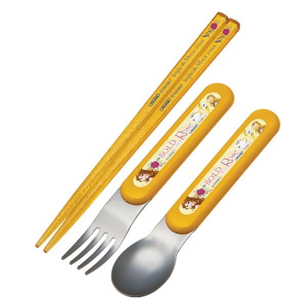 Disney（ディズニー） トリオセット 箸・フォーク・スプーン 美女と