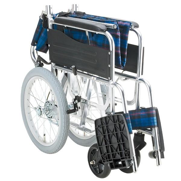 車いす 介助式 背折れタイプ 座面幅38cm 非課税 （ 車椅子 車イス 介護