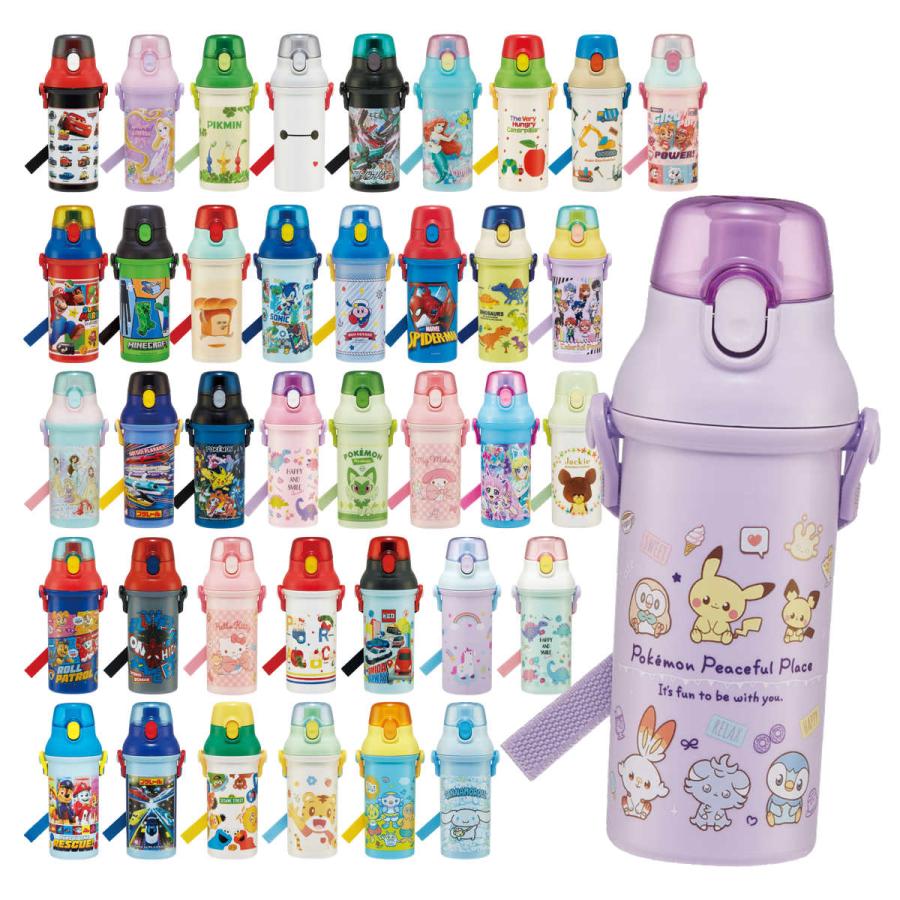 スケーター 水筒 480ml 抗菌直飲プラボトル （ 子供用 抗菌