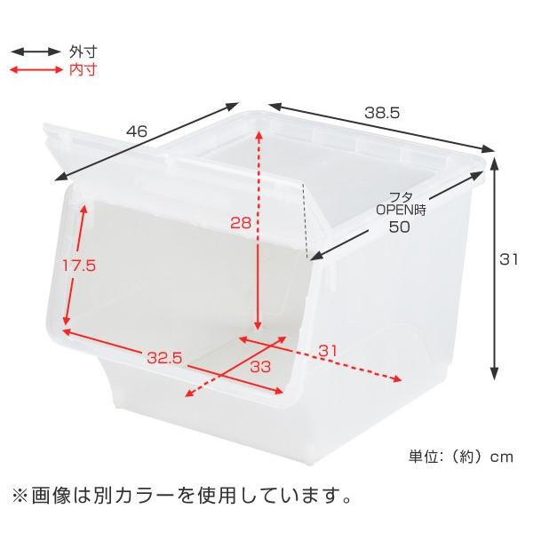 収納ボックス 幅39 奥行46 高さ31cm レギュラー ブルックリン 前開き フラップボックス 収納 積み重ね 収納ケース 衣装ケース インテリアパレットヤフー店 通販 Yahoo ショッピング