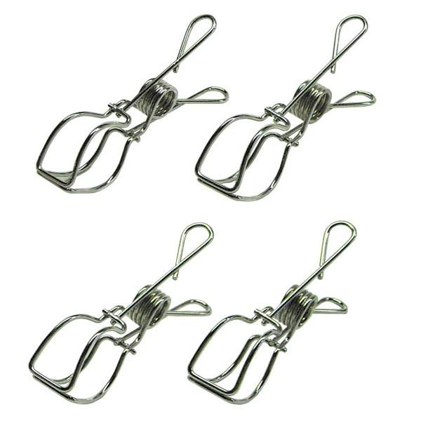 洗濯ばさみ 竿ピンチ 4個入 ステンレス 竿ばさみ 洗濯ハンガー 洗濯物干し 洗濯ばさみ 竿ばさみ 大型ピンチ インテリアパレットヤフー店 通販 Yahoo ショッピング