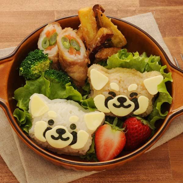 おにぎり押し型　レッサーパンダ　おにぎり抜き型　キャラ弁 （ おにぎり抜き型 ご飯押し型 お弁当グッズ ）｜interior-palette