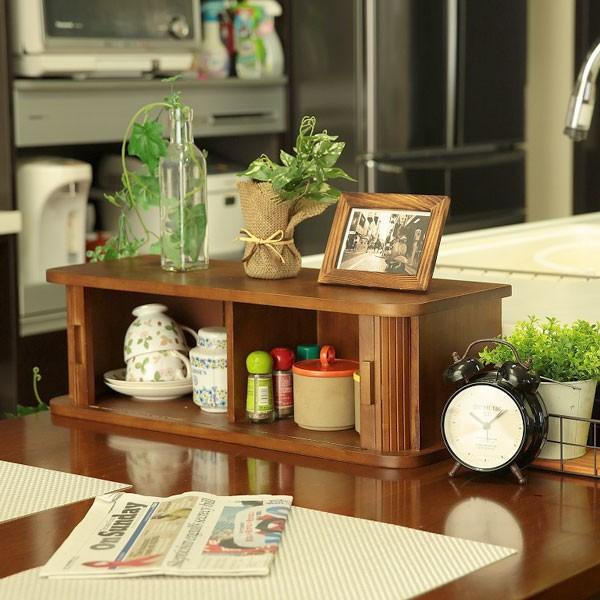 OSMAC カウンター上収納 ジャバラ式キッチンカウンター上収納庫 幅60cm