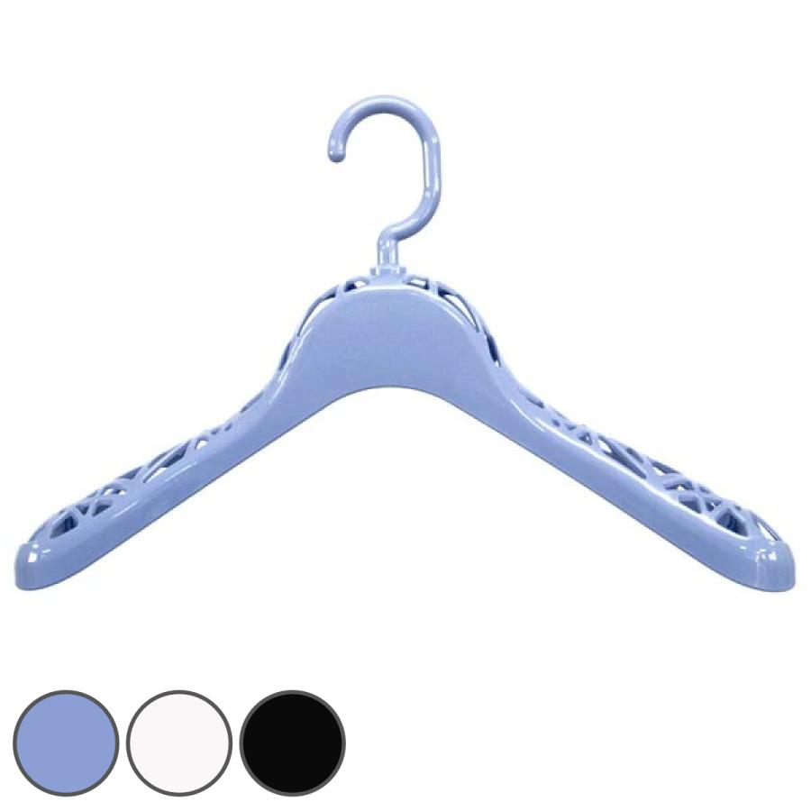 ハンガー ウォッシャブルスーツ用ハンガー ニット用 スカイブルー