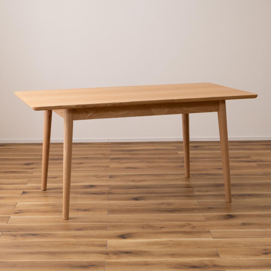 東谷 ダイニングテーブル 幅120〜150cm 伸長式 アッシュ材 （ 2人掛け