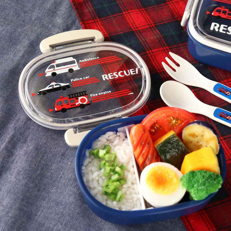 弁当箱 1段 330ml 小判型 はたらくくるま （ お弁当箱 ランチボックス