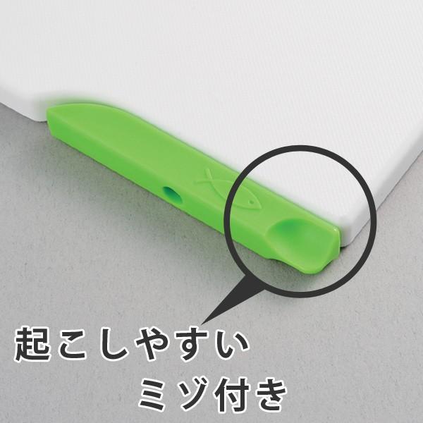 まな板 スタンド付 耐熱抗菌まな板 プラスチック L 日本製 （ 抗菌