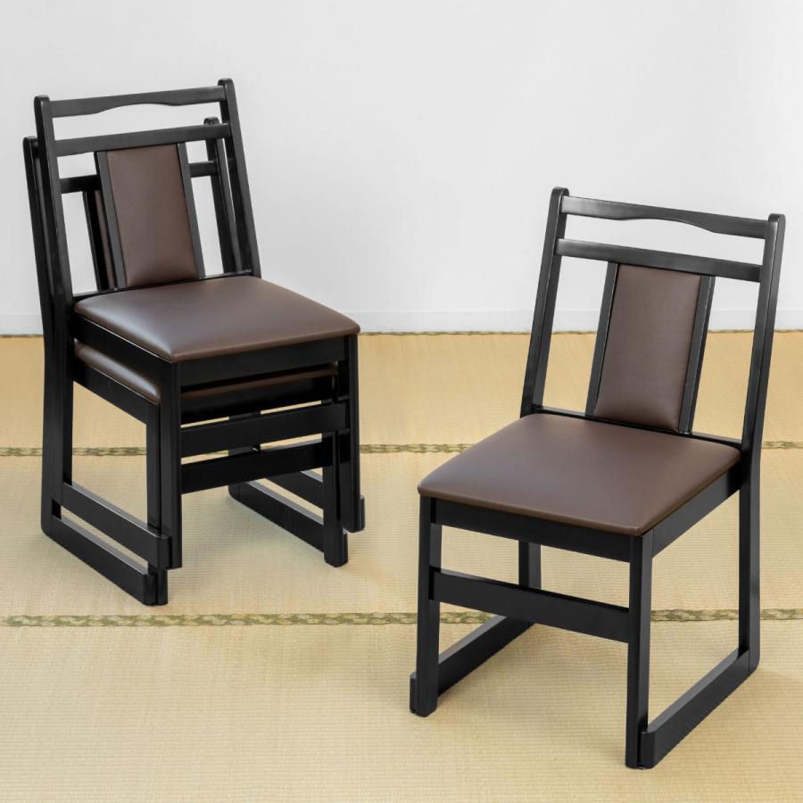 東谷 お座敷チェア ハイタイプ 同色2脚セット 座面高44cm 座椅子