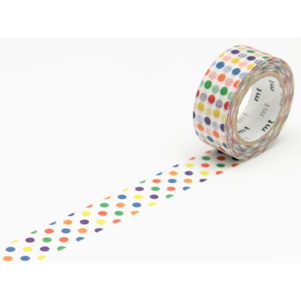 マスキングテープ Mt For Kids カラフル ドット 幅15mm カモ井加工紙 マステ 和紙テープ 2757 インテリアパレットヤフー店 通販 Yahoo ショッピング