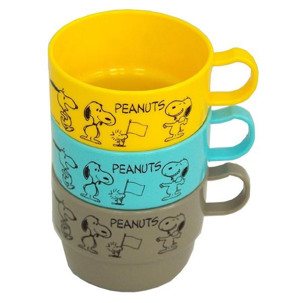 マグカップ 230ml 3個入り スヌーピー ピーナッツ キャラクター プラスチック 日本製 アウトドア 電子レンジ対応 食洗機対応 2764 インテリアパレットヤフー店 通販 Yahoo ショッピング