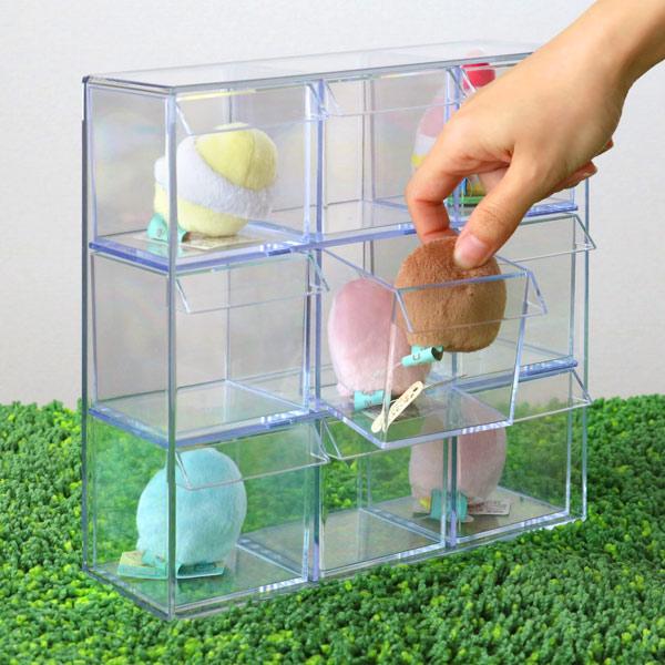 小物入れ 引き出し ミニ プラスチック クリア 卓上 透明 収納 3