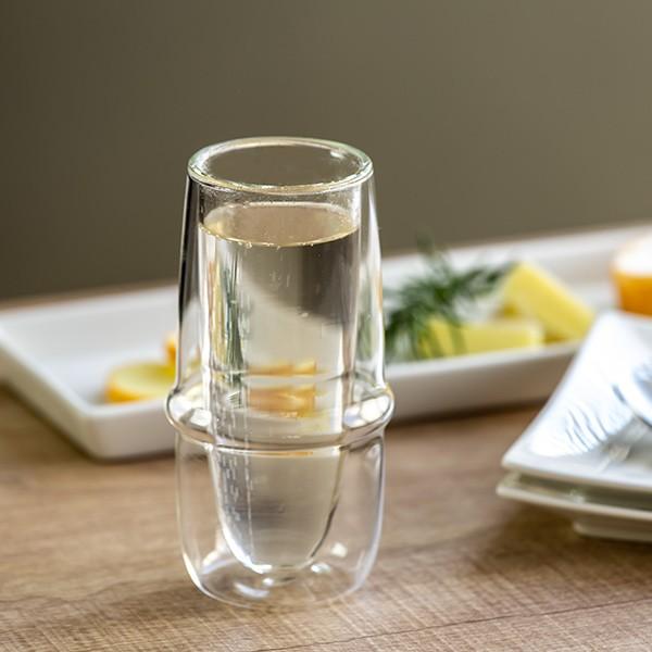 キントー Kinto シャンパングラス 160ml Kronos ダブルウォール 二重構造 保温 ガラス製 コップ グラス 保冷 電子レンジ対応 食器 食洗機対応 インテリアパレットヤフー店 通販 Yahoo ショッピング