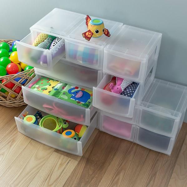 収納ケース 引き出し 約 幅27 奥行35 高さ10cm 浅1段 2個セット 収納ボックス プラスチック 小物 収納 set インテリアパレットヤフー店 通販 Yahoo ショッピング