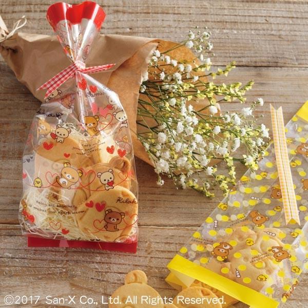 お菓子袋 5枚入 リラックマ キャラクター タイ付 日本製 ビニール袋 小分け袋 ラッピング 2724 インテリアパレットヤフー店 通販 Yahoo ショッピング