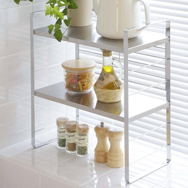 キッチンラック ステンレス棚の出窓シェルフ 幅38cm 日本製 コンロ奥ラック コンロサイドラック キッチン収納 インテリアパレットヤフー店 通販 Yahoo ショッピング