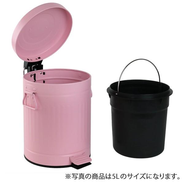 ゴミ箱 ペダルペール クラウス 12L （ ごみ箱 12リットル ペダル式 ふた付き キッチン リビング 分別 おしゃれ ）｜interior-palette｜07