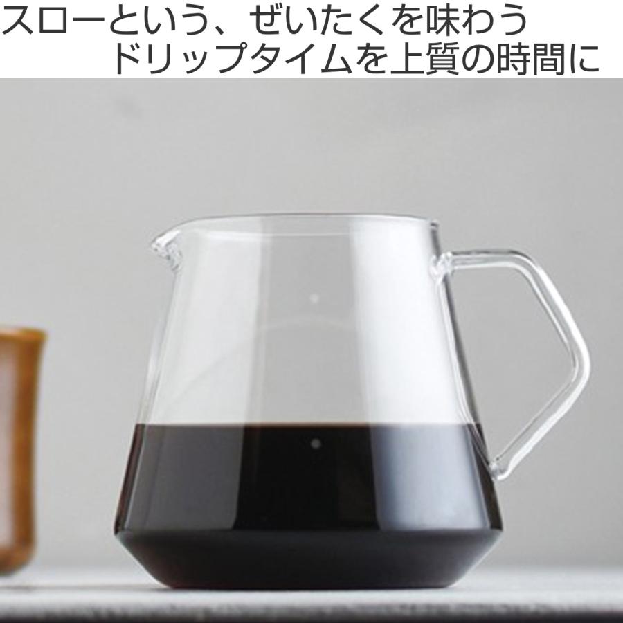 キントー コーヒーサーバー 300ml 2杯用 SLOW COFFEE STYLE スローコーヒースタイル 耐熱ガラス （ KINTO 食洗機対応 ジャグ 2cups 2杯 コーヒーポット ）｜interior-palette｜02
