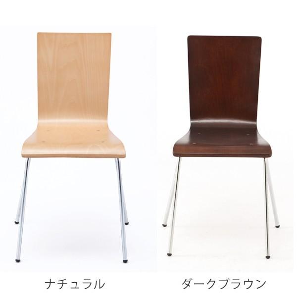 （法人限定） オフィスチェア　プライウッドチェア　4脚セット　シンプル　チェア　イス　オフィス用 （ 椅子 オフィス スタッキング )_1