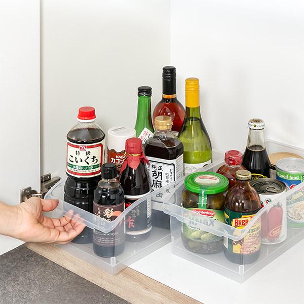 キッチン収納ケース ストックボックス コロ付き 幅19 1cm クリア 収納ボックス 整理ケース シンク下ボックス インテリアパレットヤフー店 通販 Yahoo ショッピング