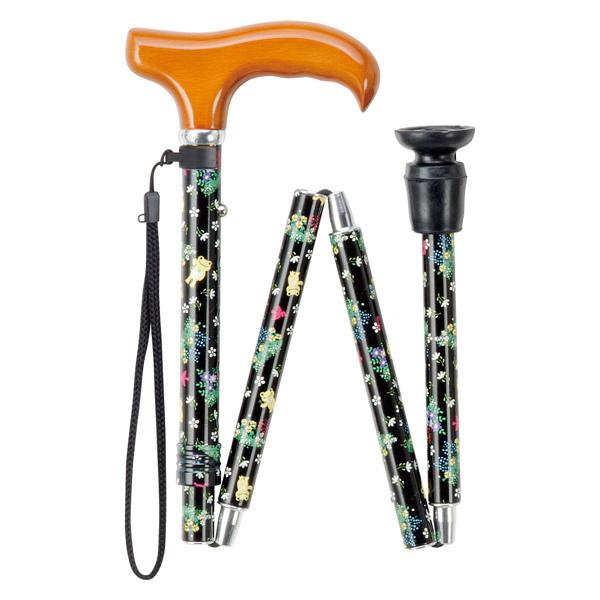 マキテック 杖 折りたたみ ステッキ アルミ製 ピクルス キャラクター