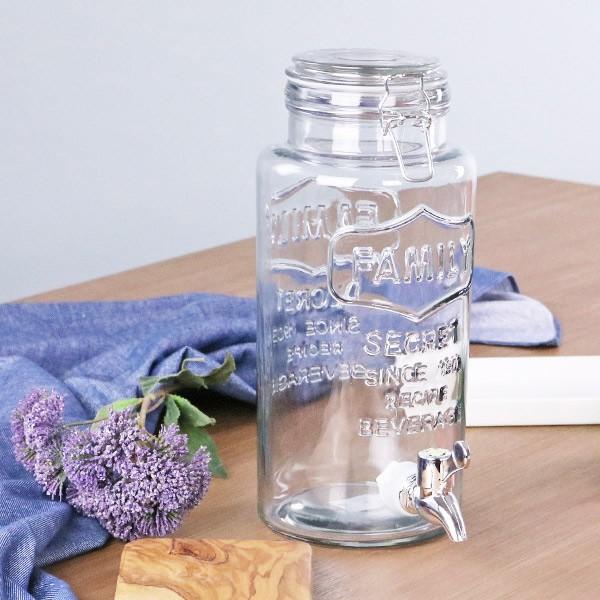 ドリンクサーバー 2 5ｌ ガラス 蛇口付き 2個セット 梅酒 果実酒 ウォーターサーバー ガラス瓶 ガラス製 瓶 283004set インテリアパレットヤフー店 通販 Yahoo ショッピング