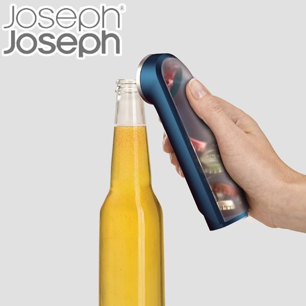 Joseph Joseph　ジョセフジョセフ　バーワイズ　キャップコレクト　ボトルオープナー　ミッドナイトブルー （ 栓抜き 蓋オープナー せん抜き ）｜interior-palette