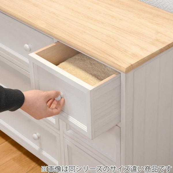 スリムチェスト 4段 桐チェスト カントリー調 シャビーウッド 幅25cm