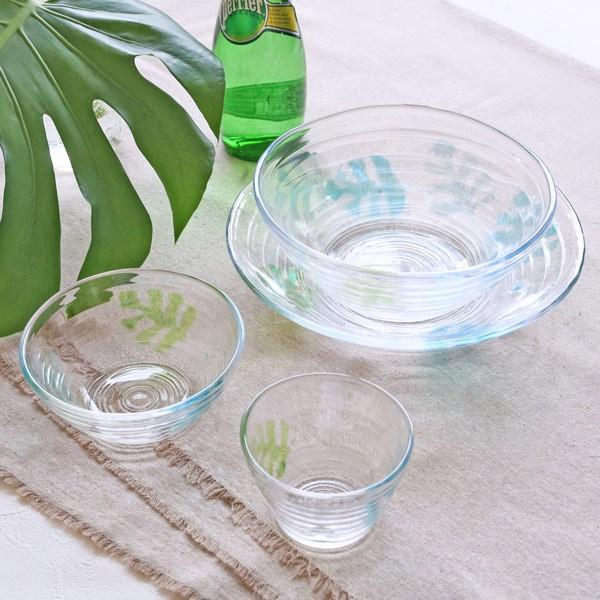 東洋佐々木ガラス ボウル 13cm モンステラ ガラス 小鉢 食器 日本製 同