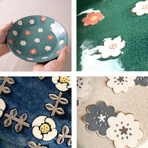 プレート 21cm 洋食器 ノルディックフラワー 北欧 花柄 磁器 食器 美濃焼 日本製 食洗機対応 電子レンジ対応 パスタ カレー 皿 インテリアパレットヤフー店 通販 Yahoo ショッピング