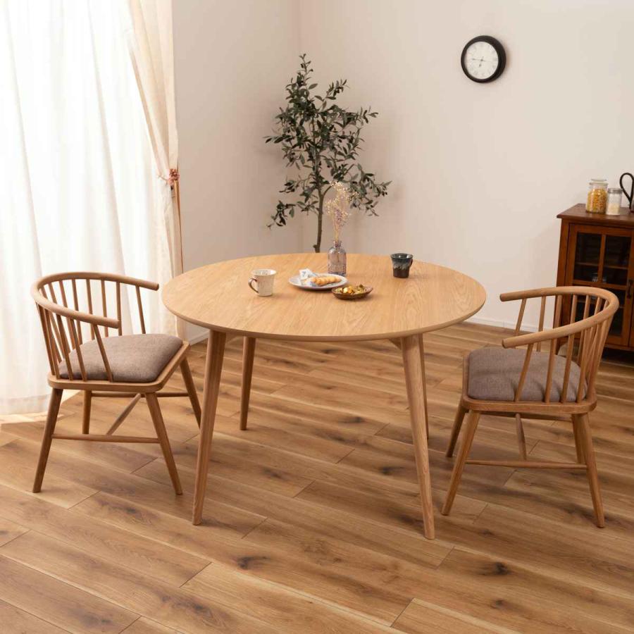 ダイニングチェア 椅子 天然木 ソフトレザー ファブリック 座面