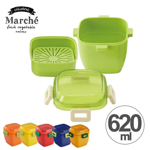 在庫限り 入荷なし お弁当箱 サラダランチボックス マルシェ 6ml 4点ロック式 弁当箱 ランチボックス どんぶり 2367 インテリアパレットヤフー店 通販 Yahoo ショッピング