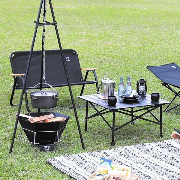 CAPTAIN STAG（キャプテンスタッグ） アルミ2wayロールテーブル