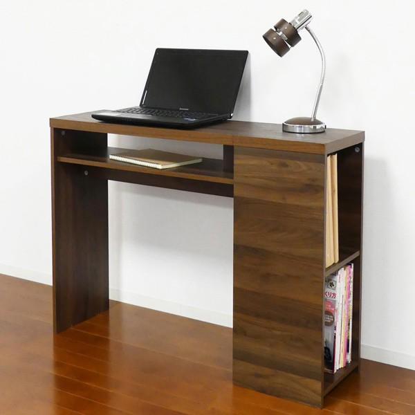 コンソール サイドテーブル 収納棚付 約幅100cm （ テーブル 机 デスク