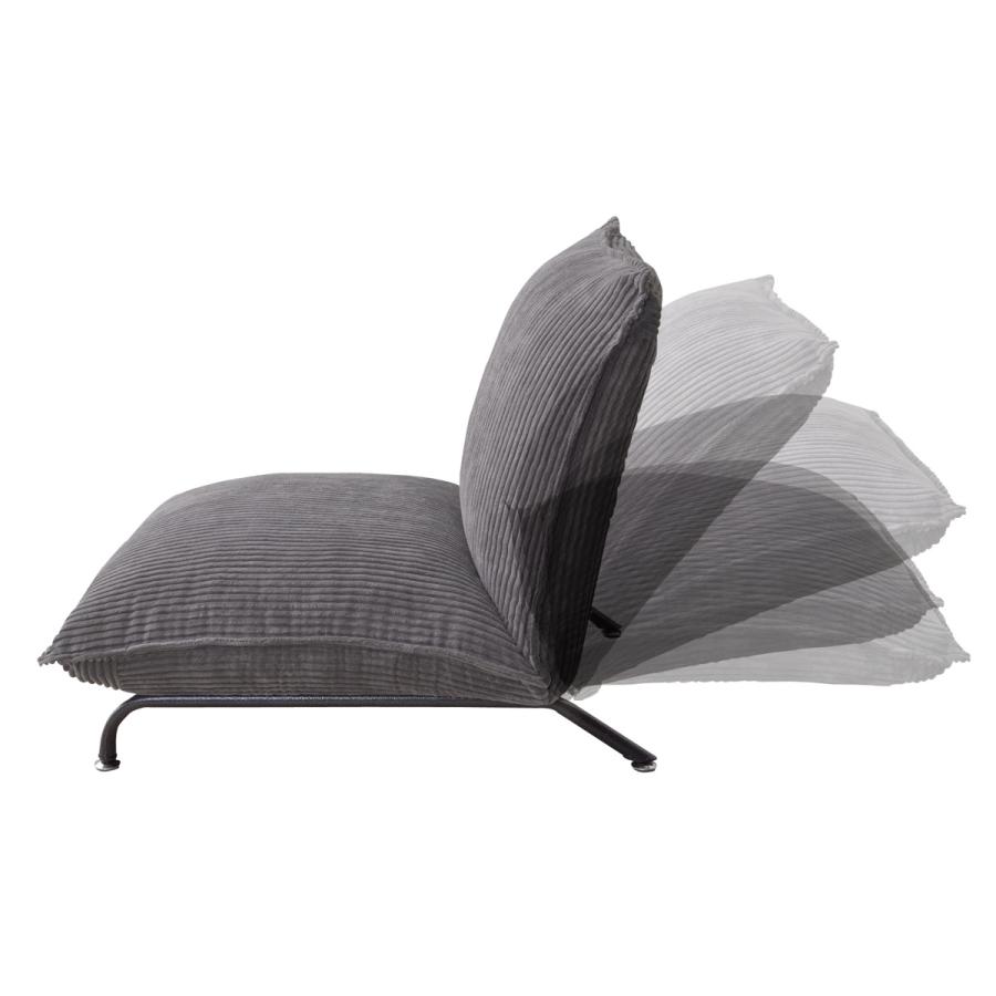 東谷 フロアソファ 座椅子 リクライニング式 スチール脚 JAKE 幅68cm