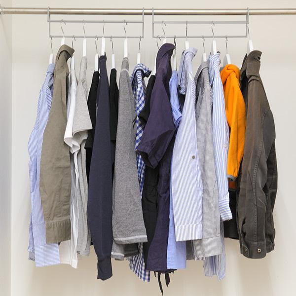 ハンガー 衣類収納アップハンガー 6本組 収納 衣類ハンガー ハンガーラック コート収納 段違い コート掛け 日本製 set インテリアパレットヤフー店 通販 Yahoo ショッピング