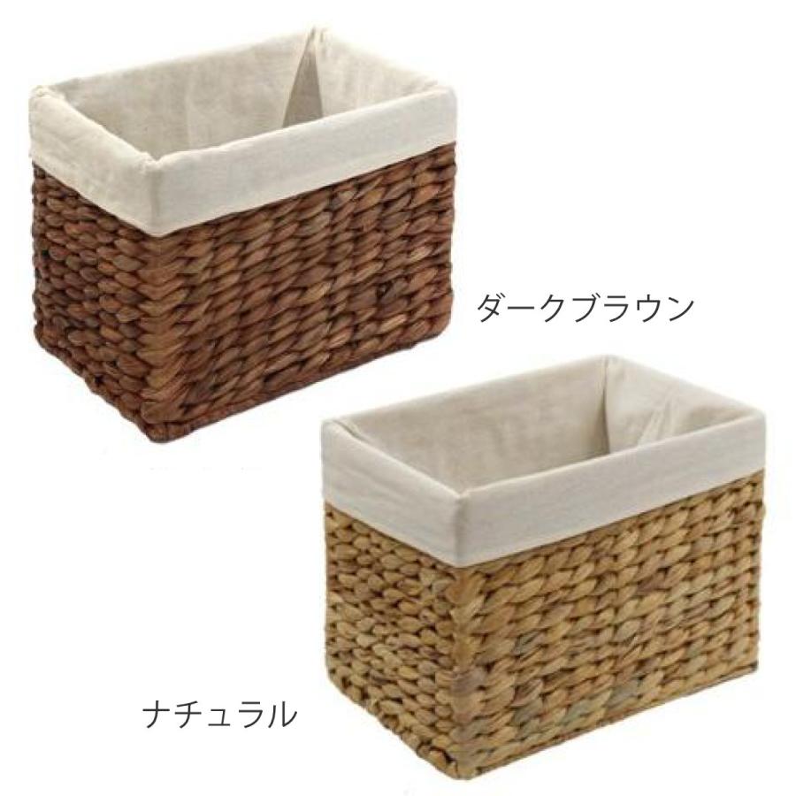 ちどり産業 収納ボックス バスケット 内布 約 幅18×奥行26×高さ20cm