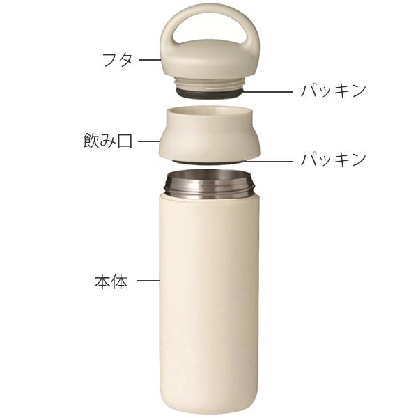 キントー 水筒 マグボトル デイオフタンブラー 500ml ステンレス （ KINTO 保温 保冷 取っ手付き ステンレス製 ステンレスボトル ボトル ）｜interior-palette｜16