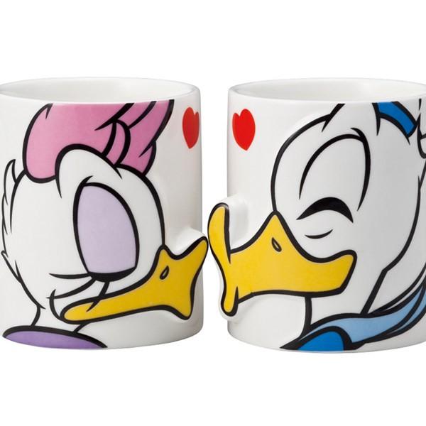マグカップ ペア ドナルドダック デイジーダック キス セット 磁器 食器 キャラクター 食洗機対応 コップ 電子レンジ対応 マグ カップ 大人 子供 インテリアパレットヤフー店 通販 Yahoo ショッピング