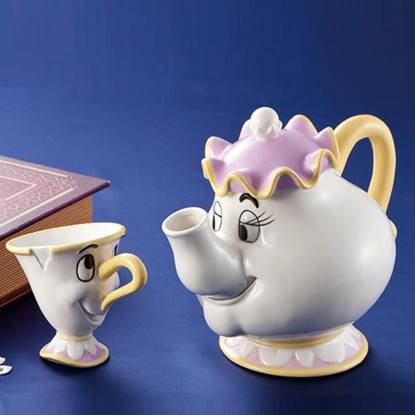 Disney（ディズニー） ティーポット カップ セット 美女と野獣 急須