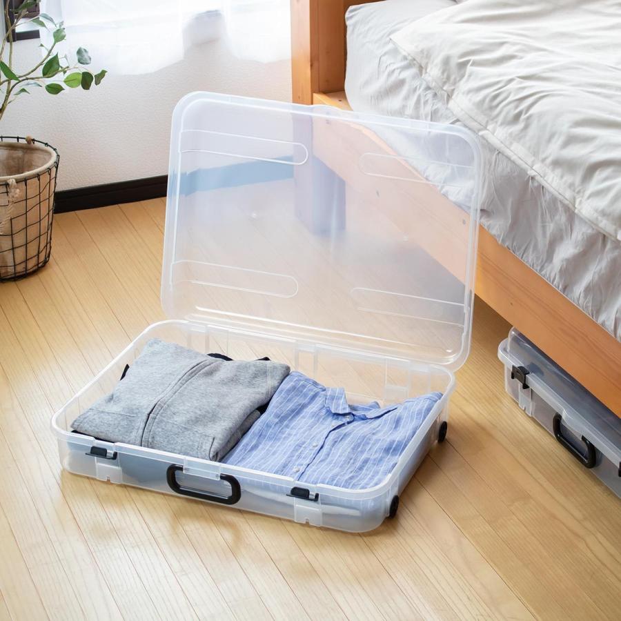 収納ケース 約 幅60 奥行45 高さ14cm クローズケース キャスター付き 日本製 収納 押し入れ収納 衣装ケース 衣類収納 クローゼット収納 収納ボックス インテリアパレットヤフー店 通販 Yahoo ショッピング