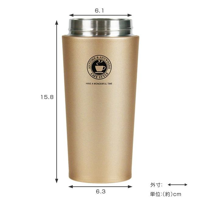水筒 ステンレス 真空断熱携帯タンブラー 350ml マグボトル コーヒー （ 保温 保冷 コーヒー用 ステンレスマグボトル おしゃれ ）｜interior-palette｜05